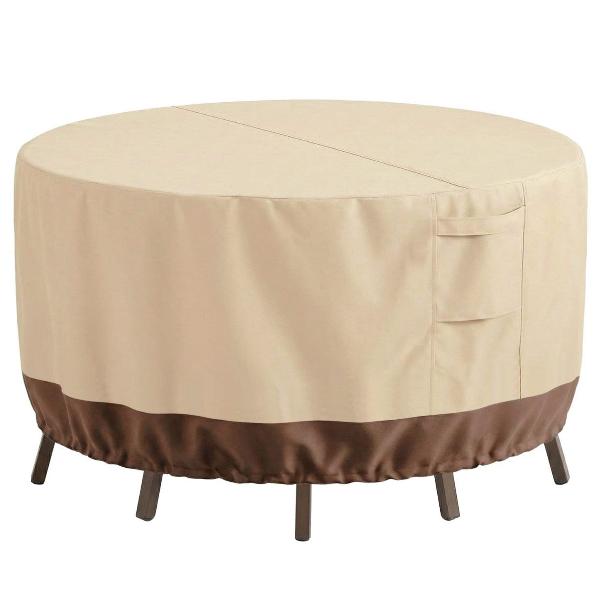 Breathable Protective Cover for Round Garden Tables