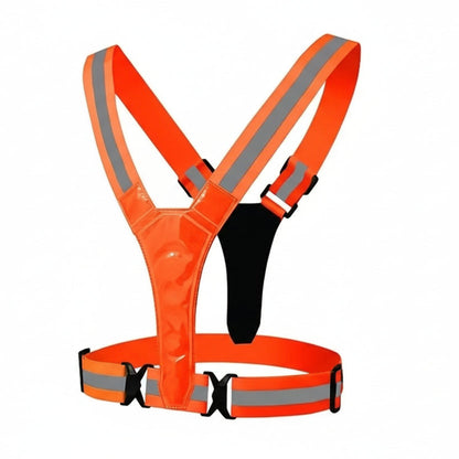 BRIGHTPATH – LED Reflector Running Vest with Adjustable Fit & Safety Lights