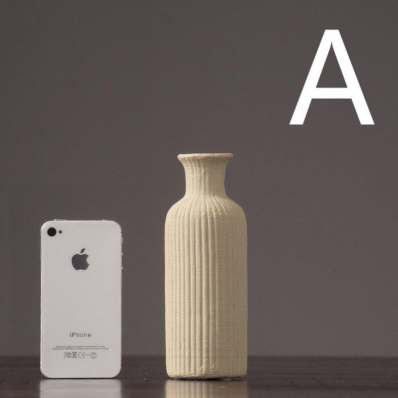 Earthy Ceramic Floral Vase Planter Pot