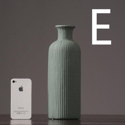 Earthy Ceramic Floral Vase Planter Pot