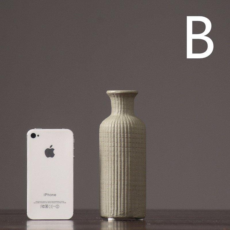 Earthy Ceramic Floral Vase Planter Pot