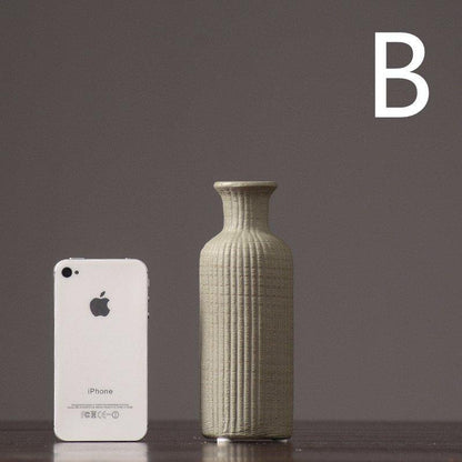 Earthy Ceramic Floral Vase Planter Pot