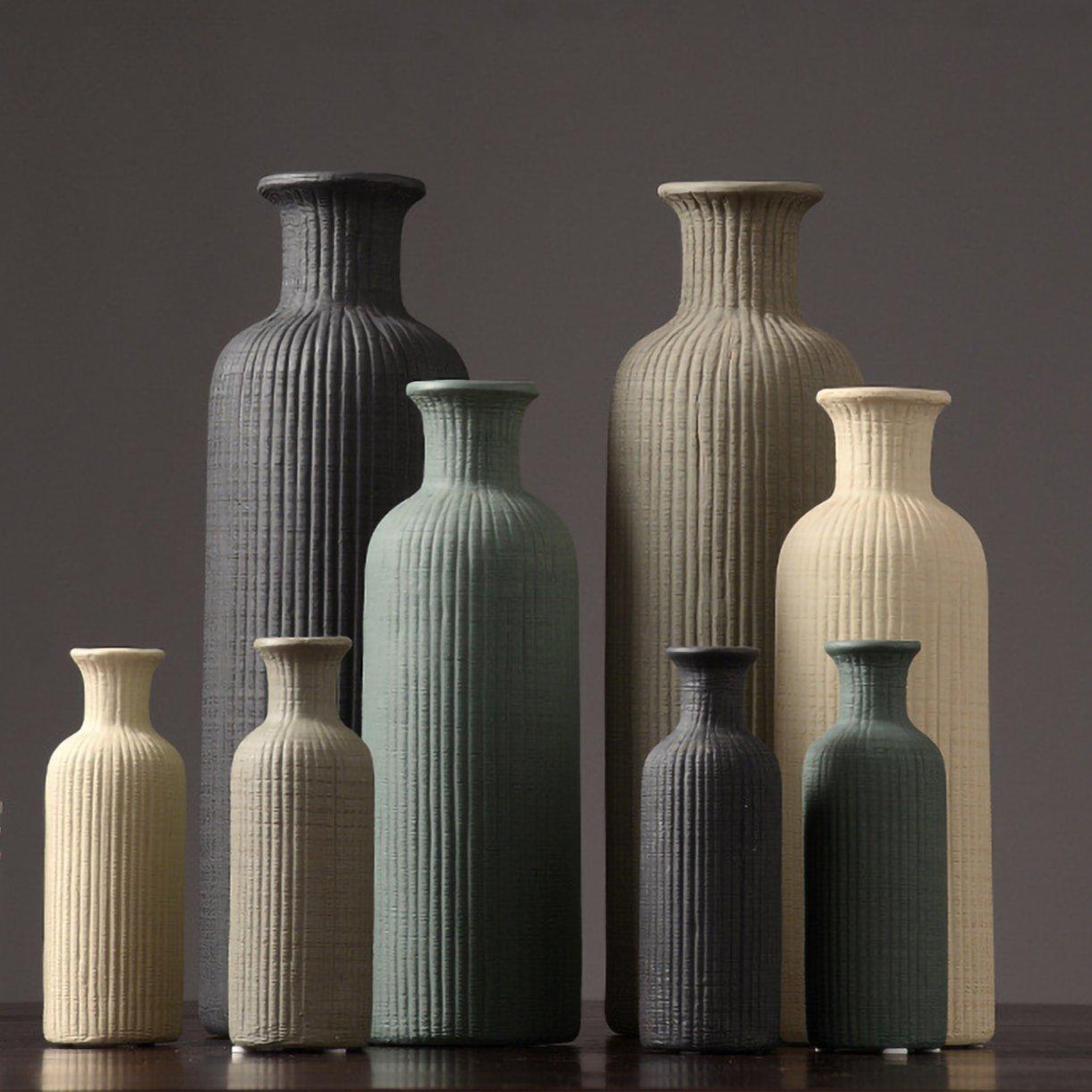 Earthy Ceramic Floral Vase Planter Pot - Cofik