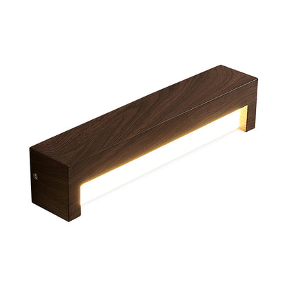 Contemporary Wooden LED Wall Light