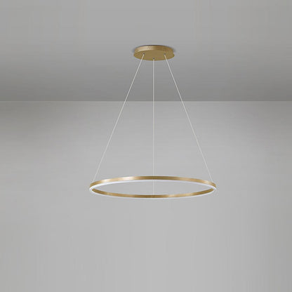 Contemporary Round LED Pendant Light Fixture