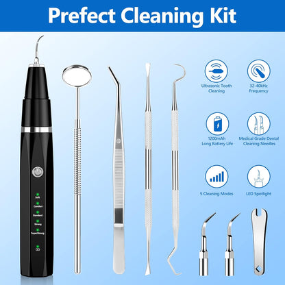 Pet Dental Care Ultrasonic Cleaning Kit Set