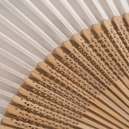 Natural Bamboo Silk Handheld Fan
