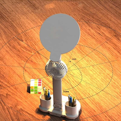 Compact LED Desk Lamp with USB Port and Dimmer