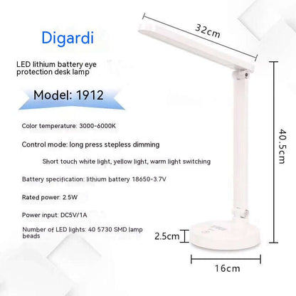 Compact Foldable Desk Lamp with USB Charger - Cofik