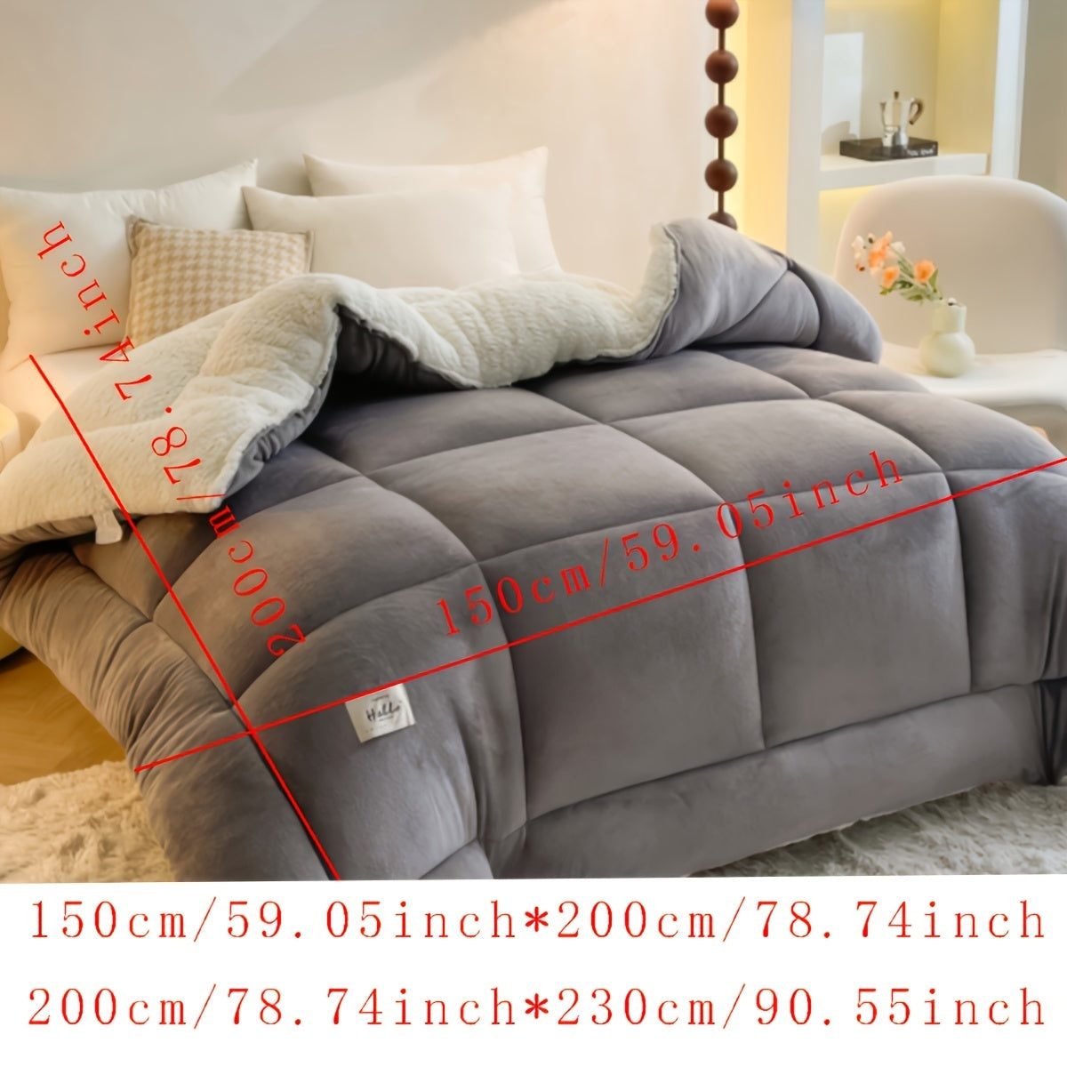 Cozy Home Plush Fleece Duvet Cover