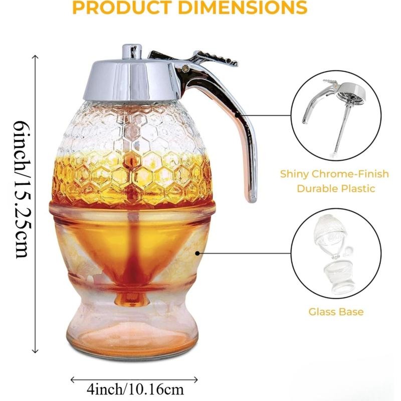 Easy-Pour Honey Bottle Dispenser