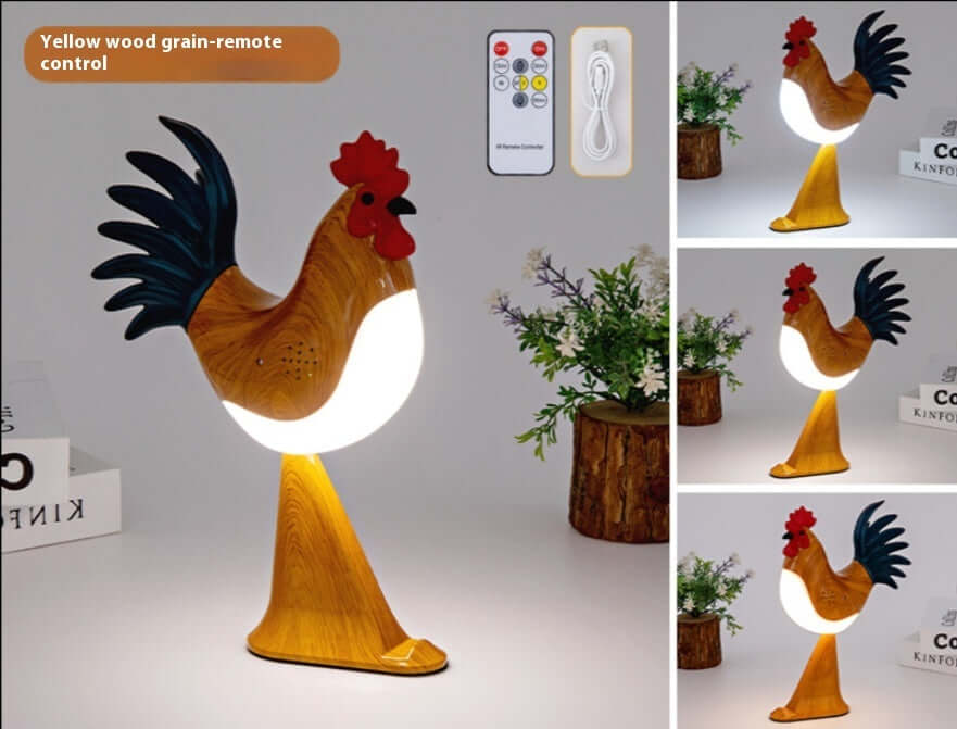 Colorful LED Night Light Lamp with Sound and Dimmer