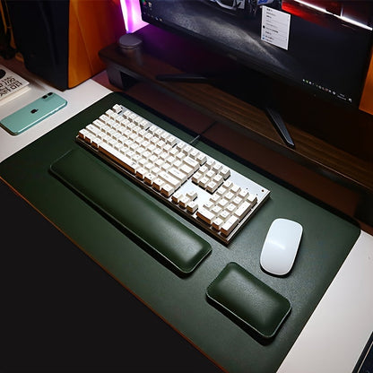 Ergonomic Office Desk Pad Set with Wrist Rests