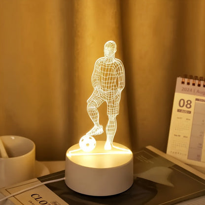 Fun LED Football Desk Lamp