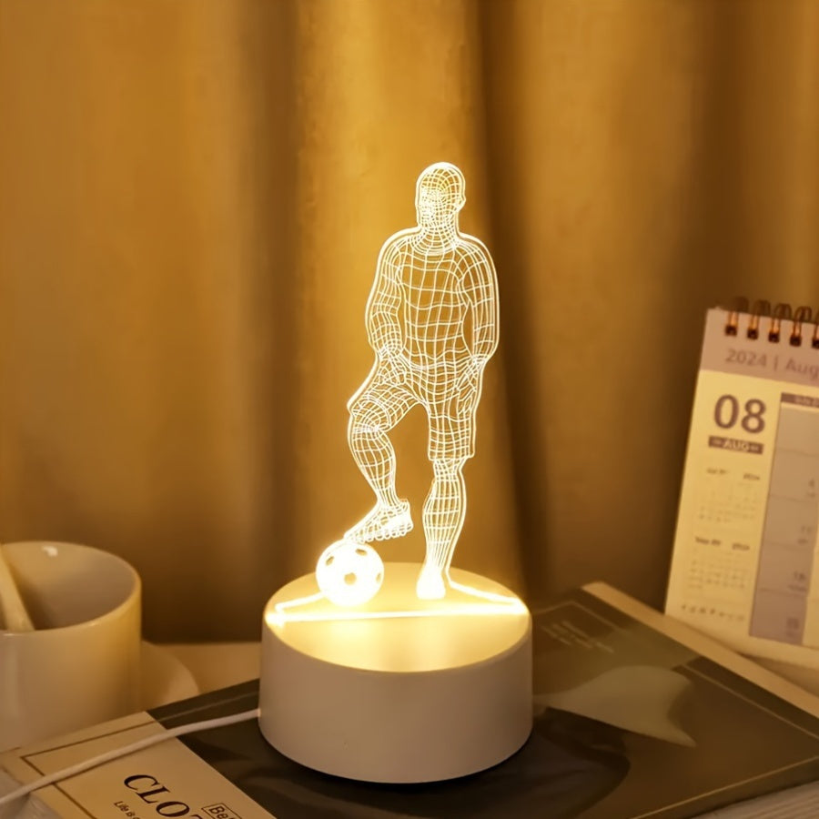 Cool Football 3D Table Lamp