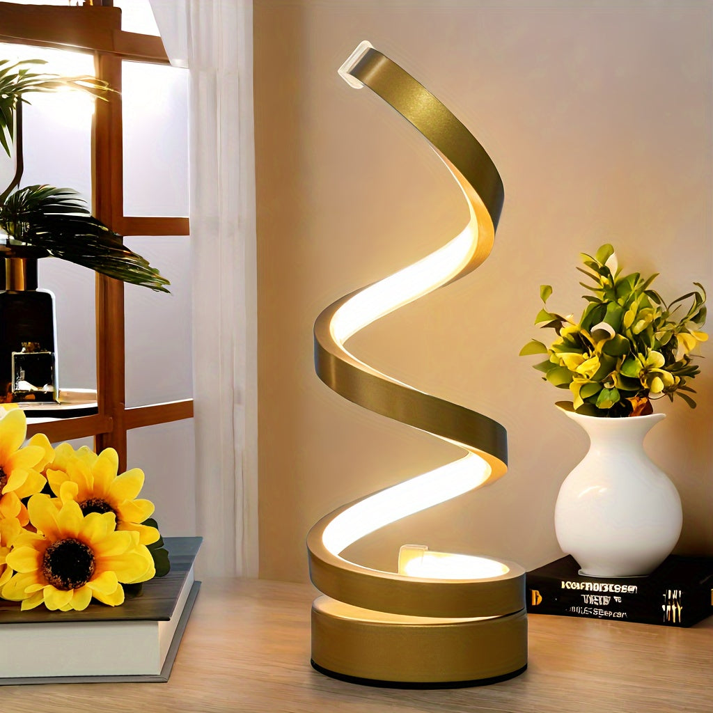 Stylish Spiral Desk Lamp