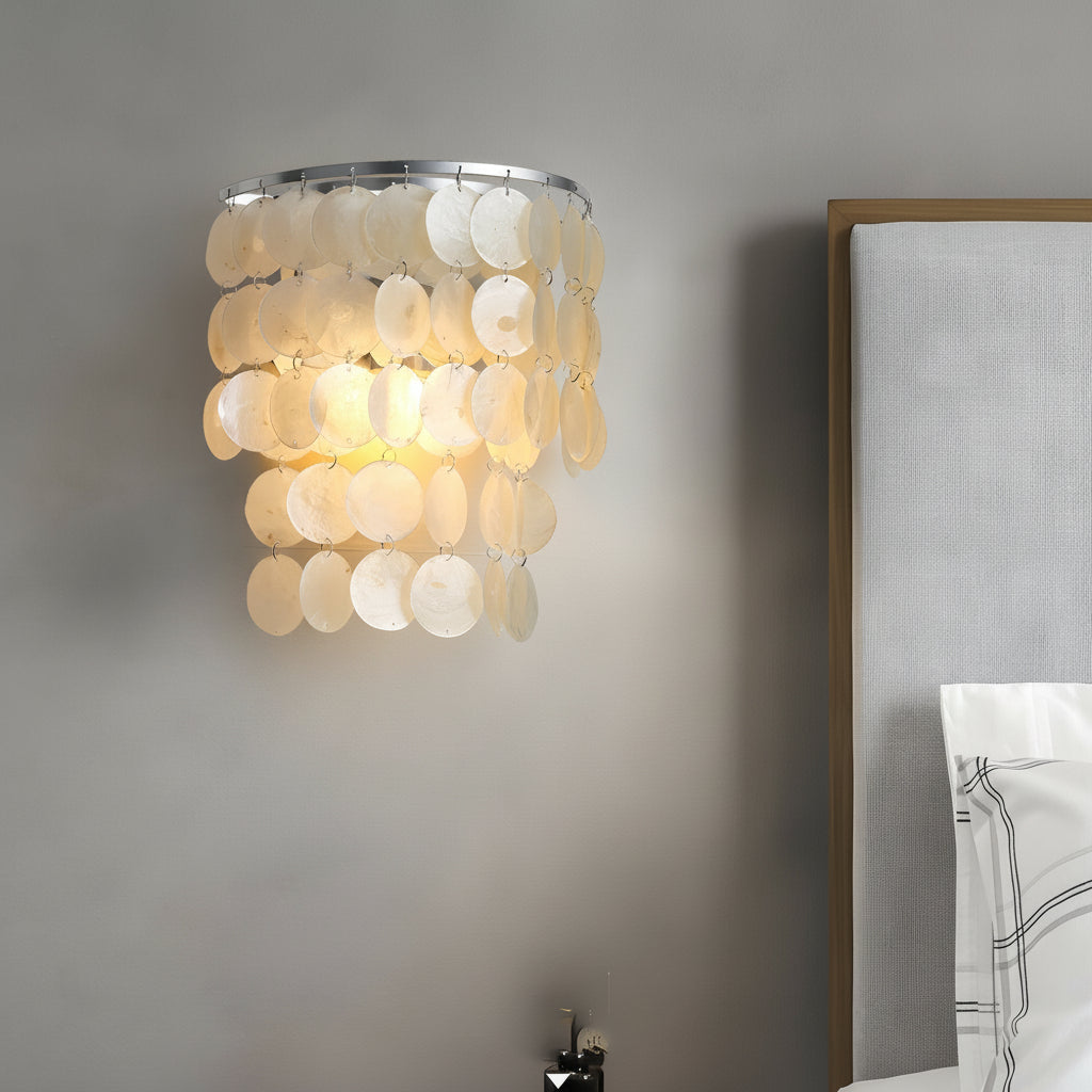 Oceanic Shell LED Gold Wall Light