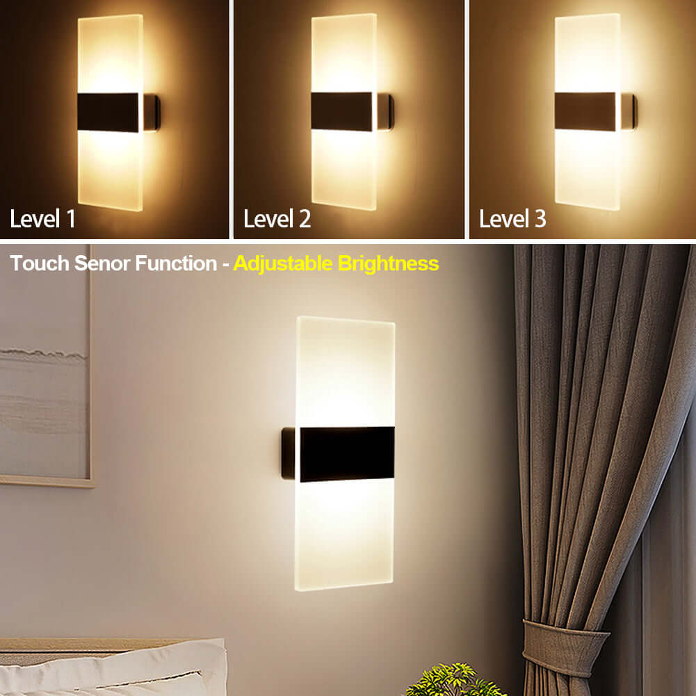 Bright LED Motion Sensor Wall Lamp for Home