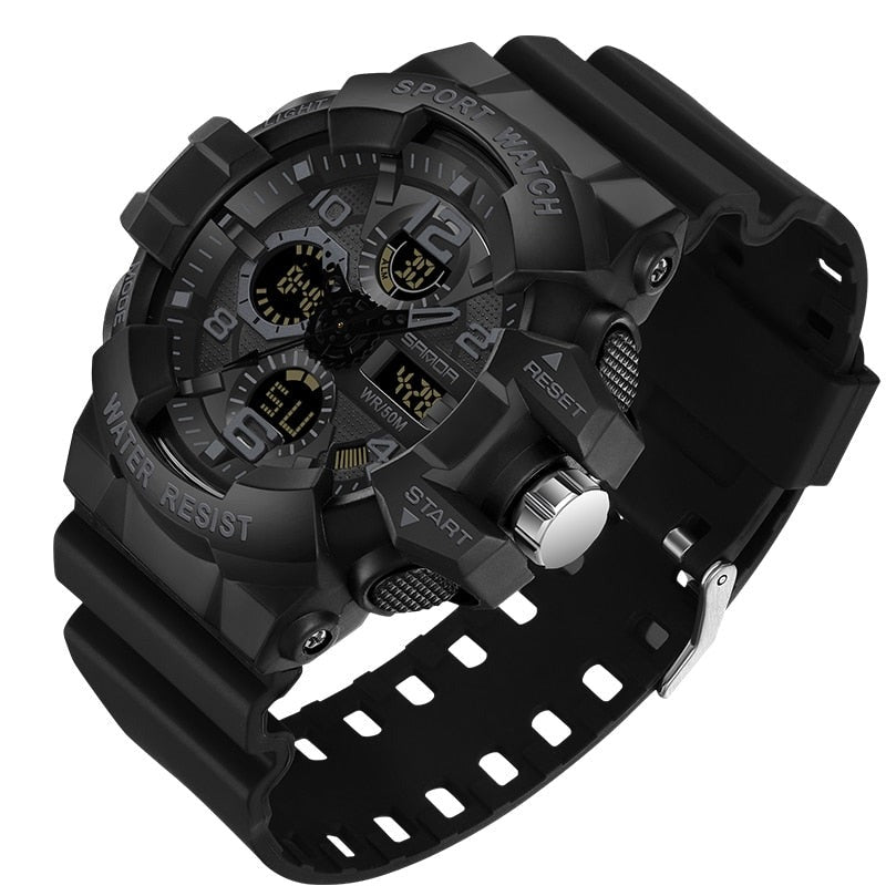 Tough Tactical Water Resistant Digital Watch