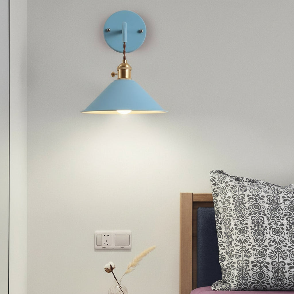 Modern LED Wall Light – Sleek Aluminum Black Gold
