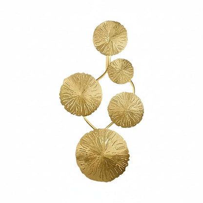 Contemporary Gold LED Wall Light Fixture