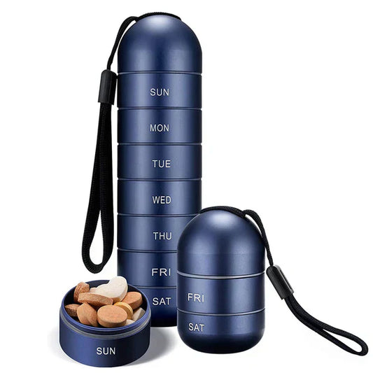 Waterproof Daily Pill Box with 7 Day Organizer - Cofik