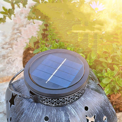Outdoor Solar LED Garden Lamp Modern Aluminum Patio Light