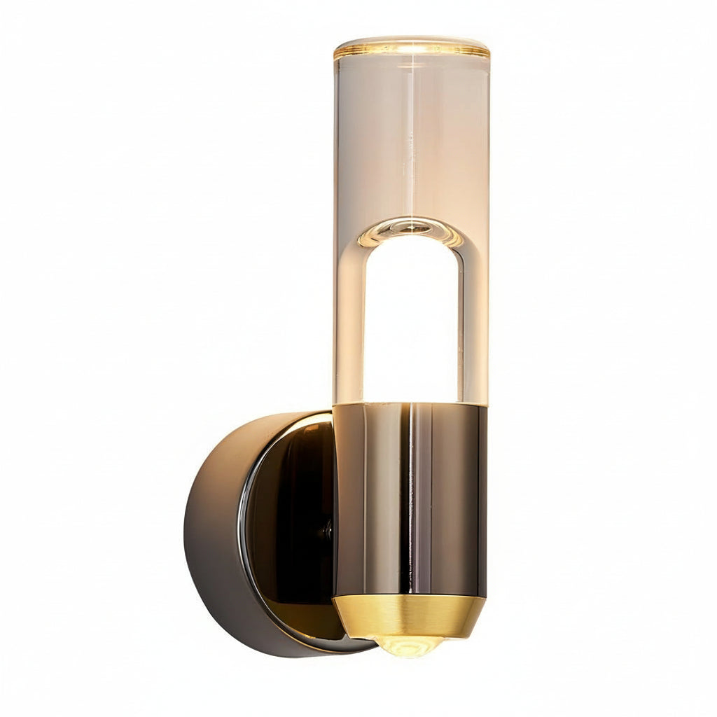 Adjustable LED Wall Light Modern Gold Black Finish