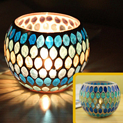 Vintage Glass Candle Tealight Holder