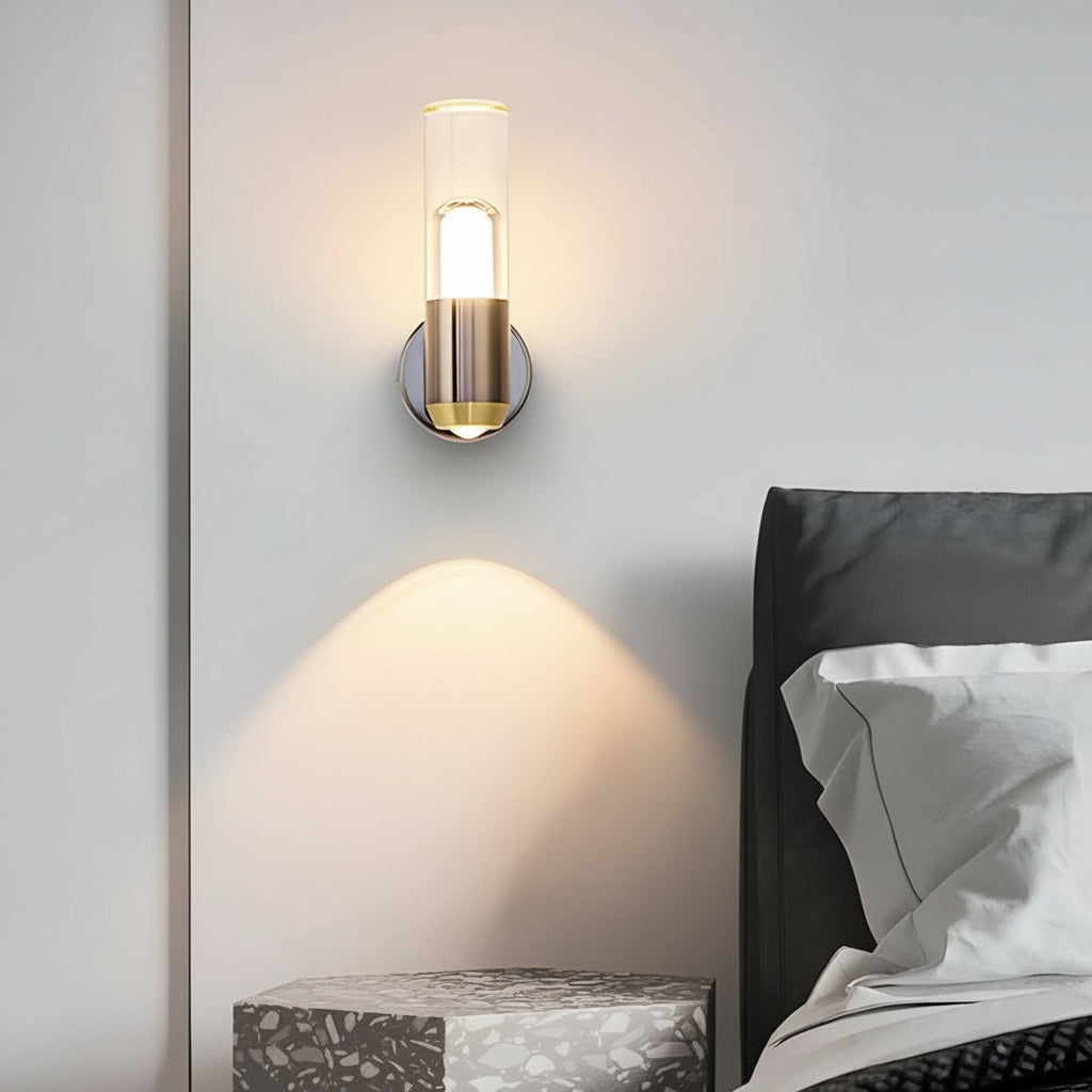 Adjustable LED Wall Light Modern Gold Black Finish
