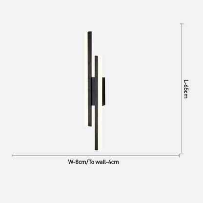 Modern Slim LED Wall Light Fixture
