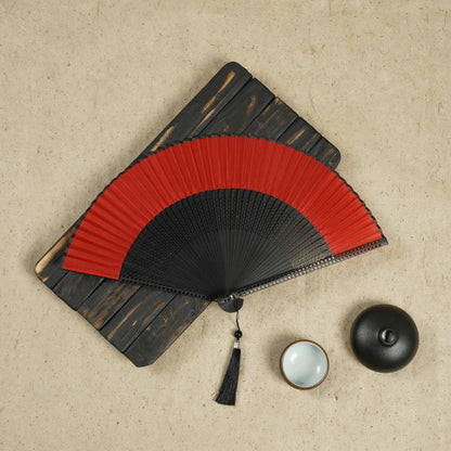 Natural Bamboo Silk Handheld Fan