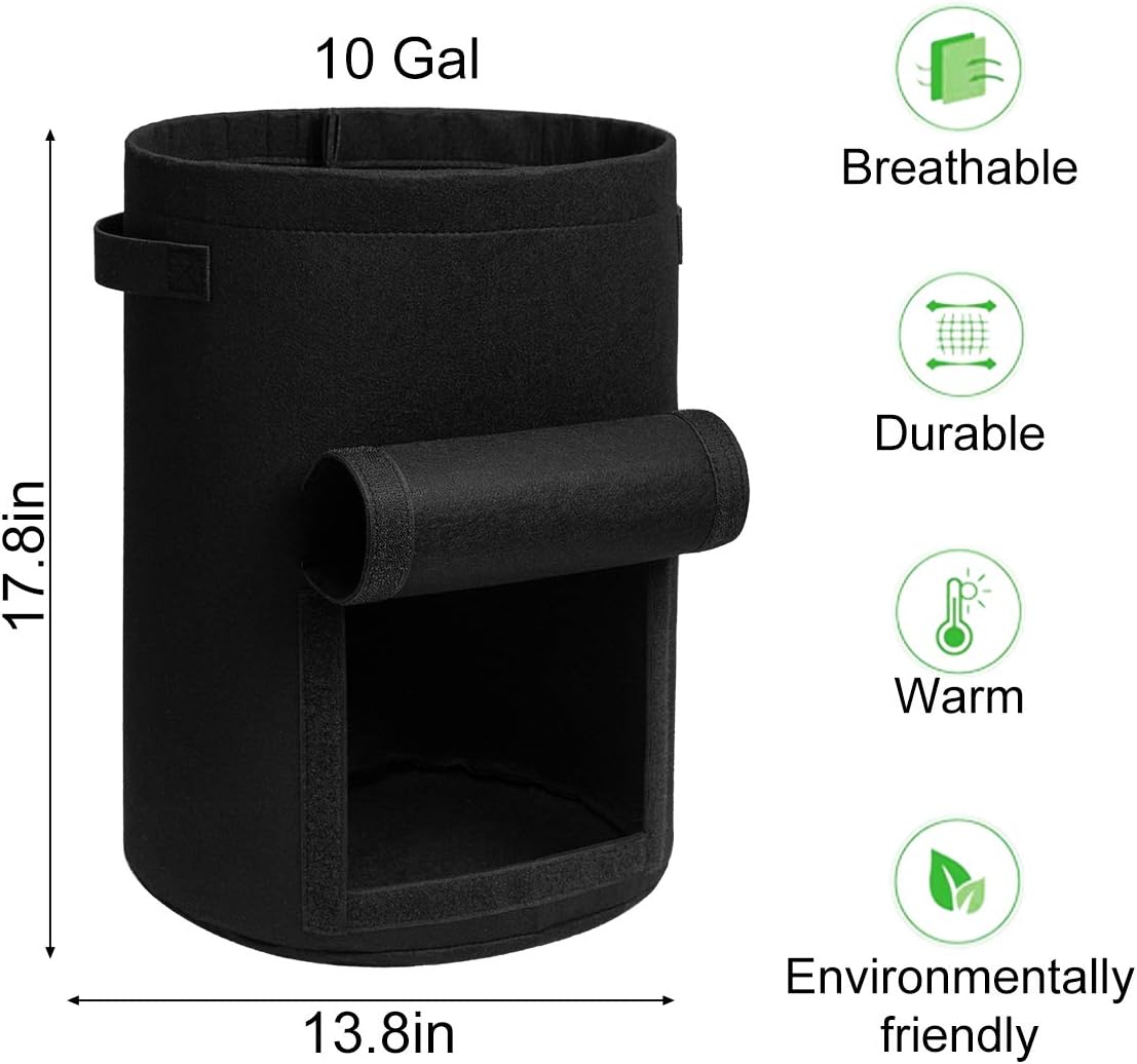Heavy Duty Garden Planter Bags for Potato Growing - Cofik