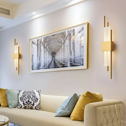 Modern LED Copper Wall Light Fixture