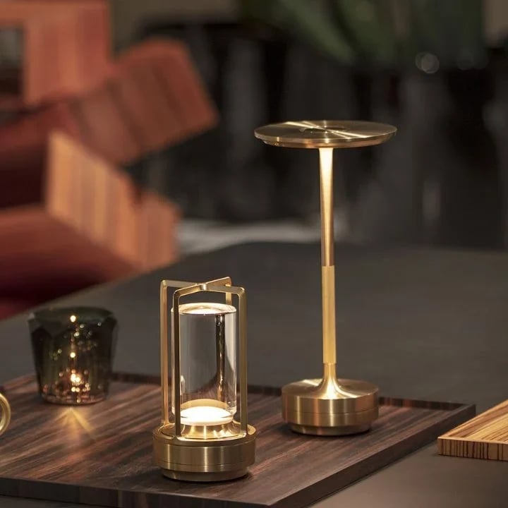 Portable LED Desk Lamp - Adjustable Brightness Waterproof Light