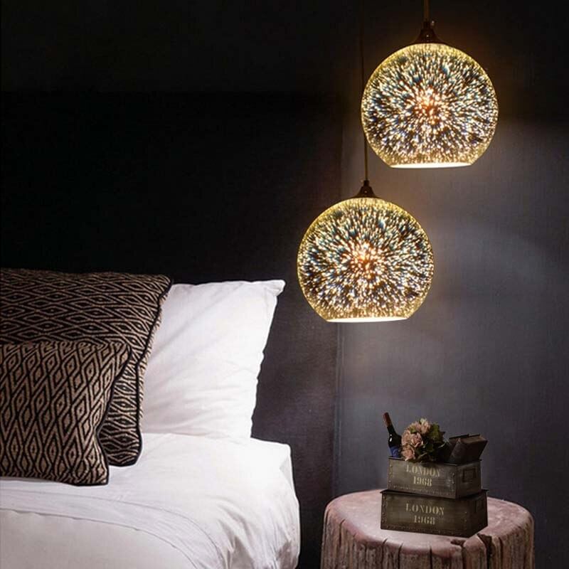 Stunning Crystal Globe Pendant Light Fixture - Cofik