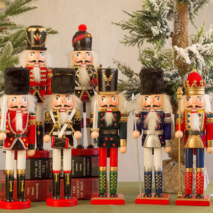 Classic Wooden Christmas Nutcracker Decoration