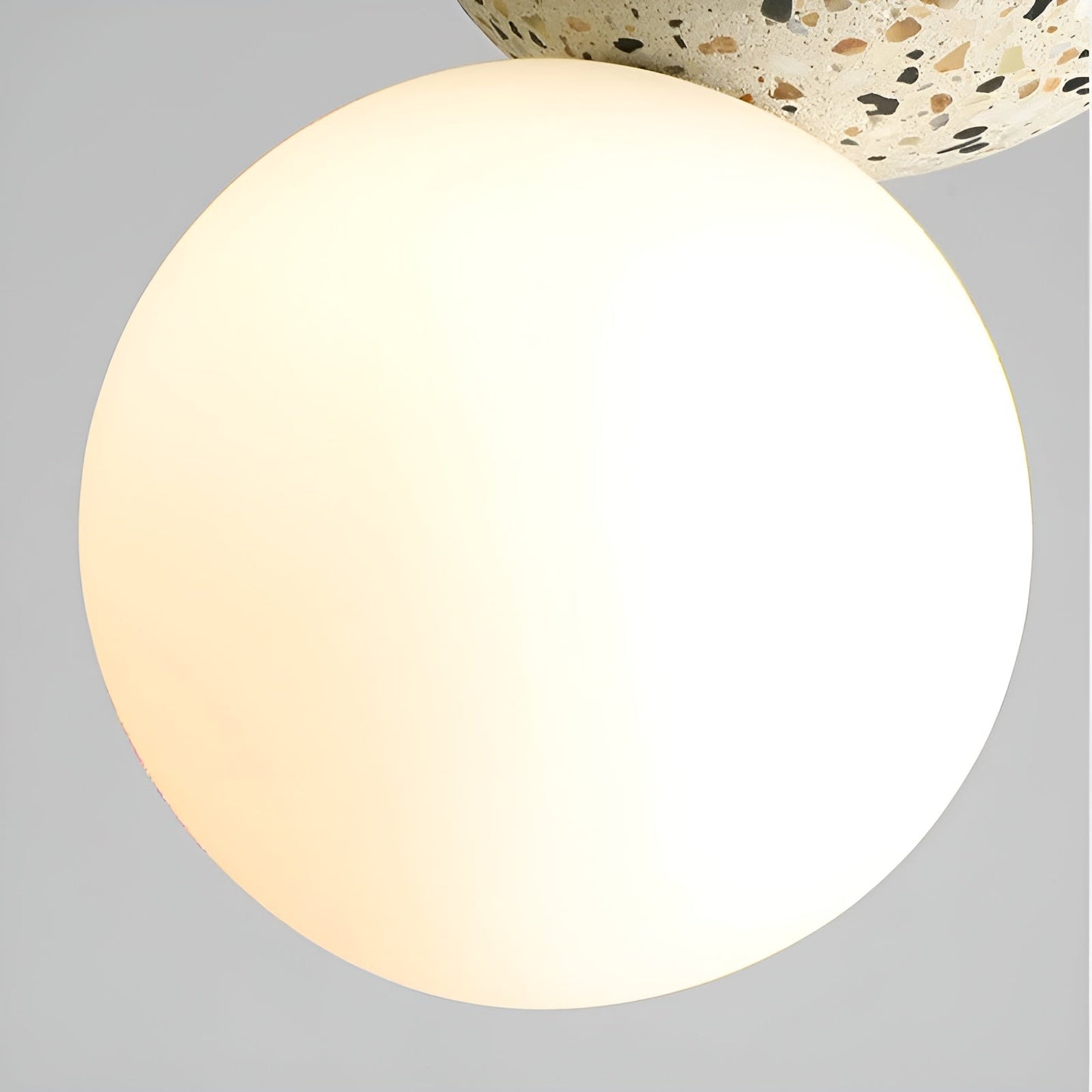Round Glass Pendant Light