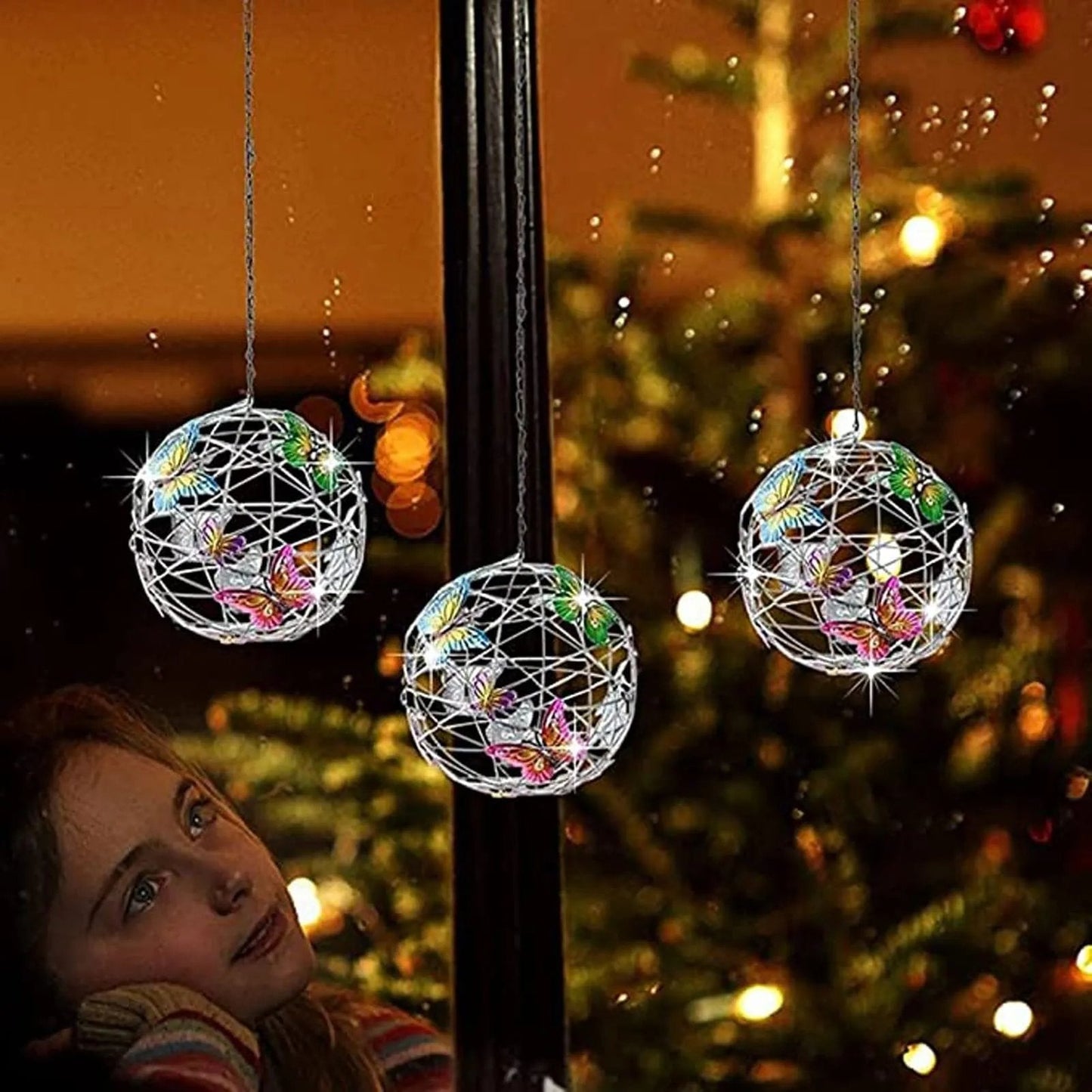 Colorful Garden Solar Butterfly Light