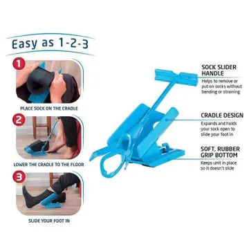 Easy To Use Compression Sock Helper Kit