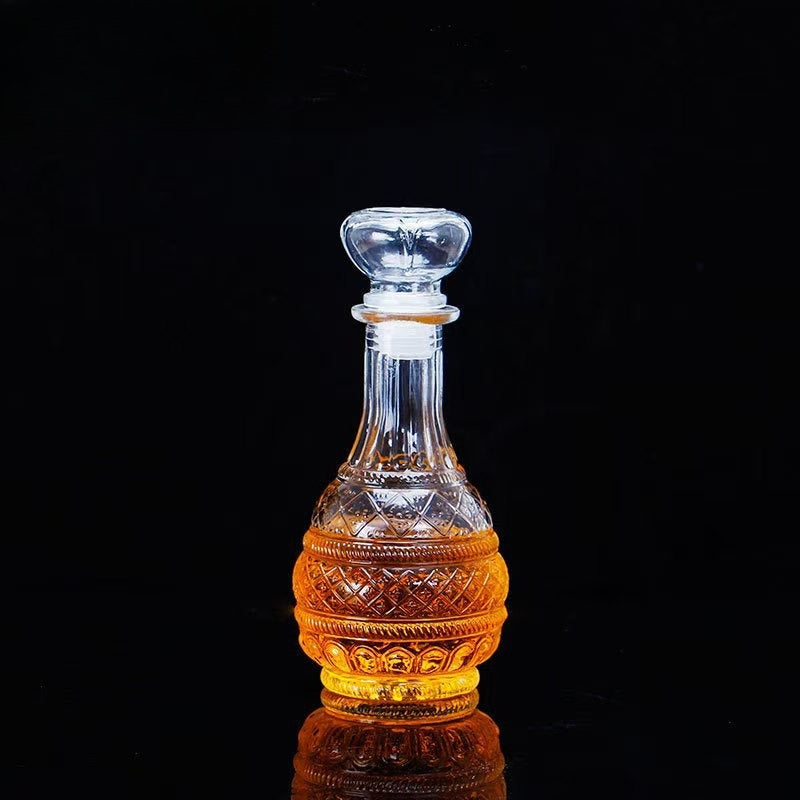 Small Antique Glass Wine Decanter