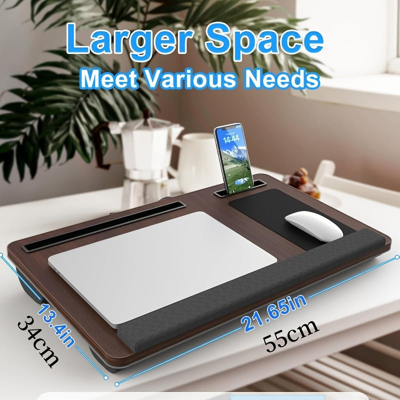 Adjustable Laptop Riser with Comfort Wrist Rest
