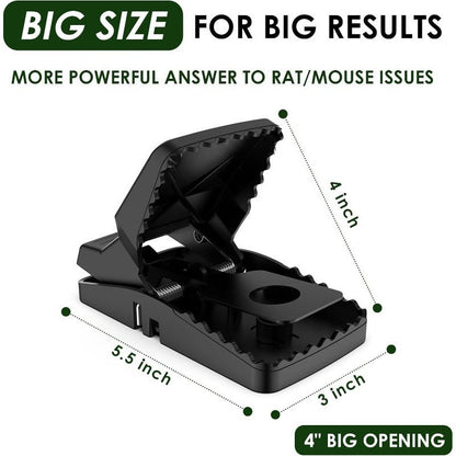 Powerful Dual Snap Rodent Trap