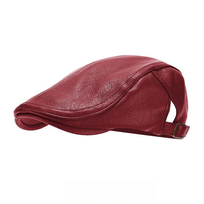 Timeless Brown Leather Hat