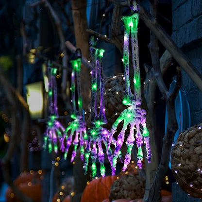 Solar Powered Halloween Yard Lamp Outdoor Decor Light