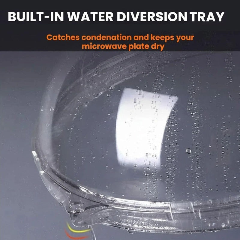 Easy Clean Microwave Splash Guard