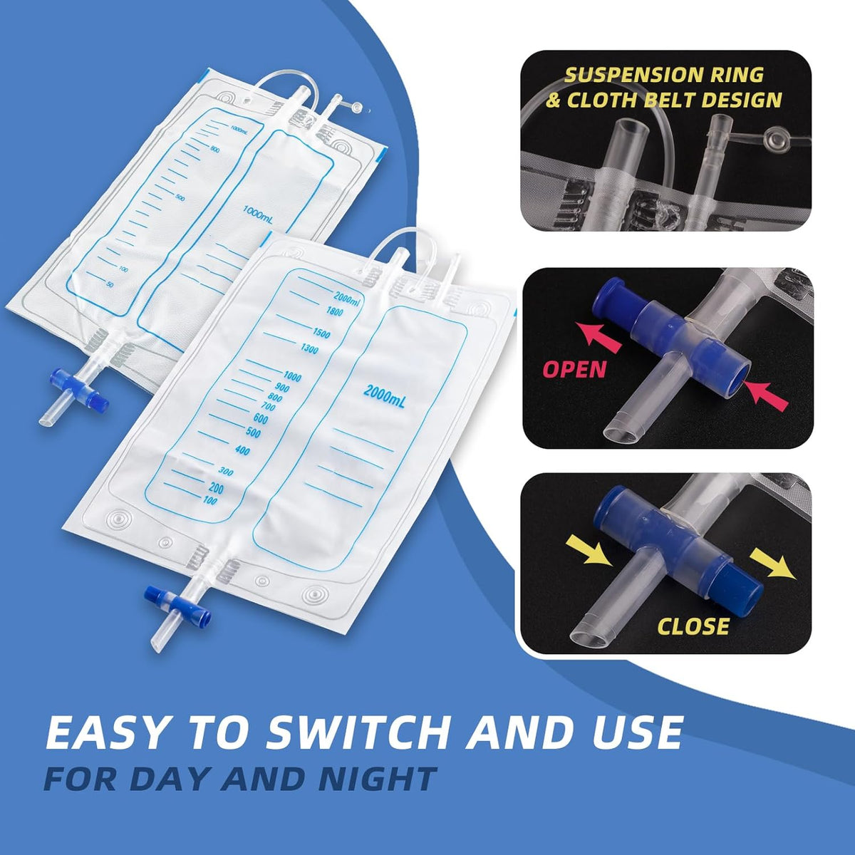 Hospital Grade Reusable Urine Collection Bag