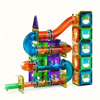 Fun Magnetic Construction Blocks 69pc Set - Cofik