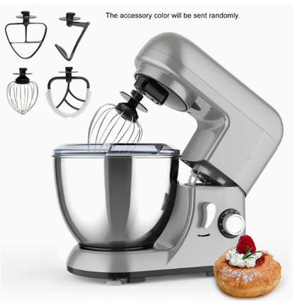 Heavy Duty 6-Speed Electric Mixer with Large Stainless Bowl
