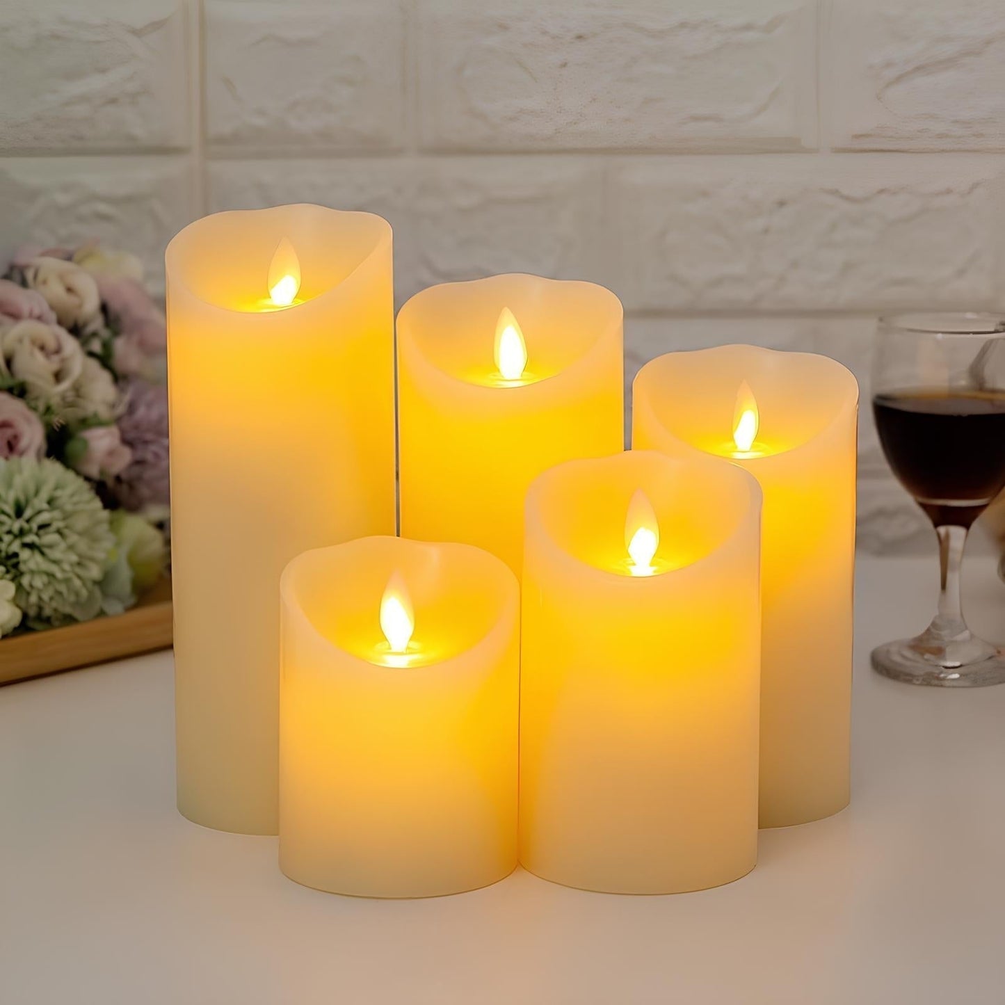 Realistic Electric Block Candles